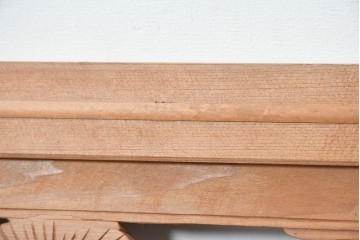 ヴィンテージ建具　昭和中期　松竹の彫刻が施された欄間1枚　(R-087549)