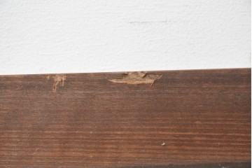 アンティーク建具　昭和初期　片面ガラス　繊細な組子細工が美しい欄間1枚　(R-087550)