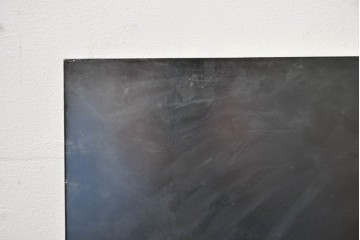 現代アート　在銘　R.Akiyama(秋山亮太)作　クラシカルなパリの街並みを描いた特大ガラスパネルアート　(R-087552)