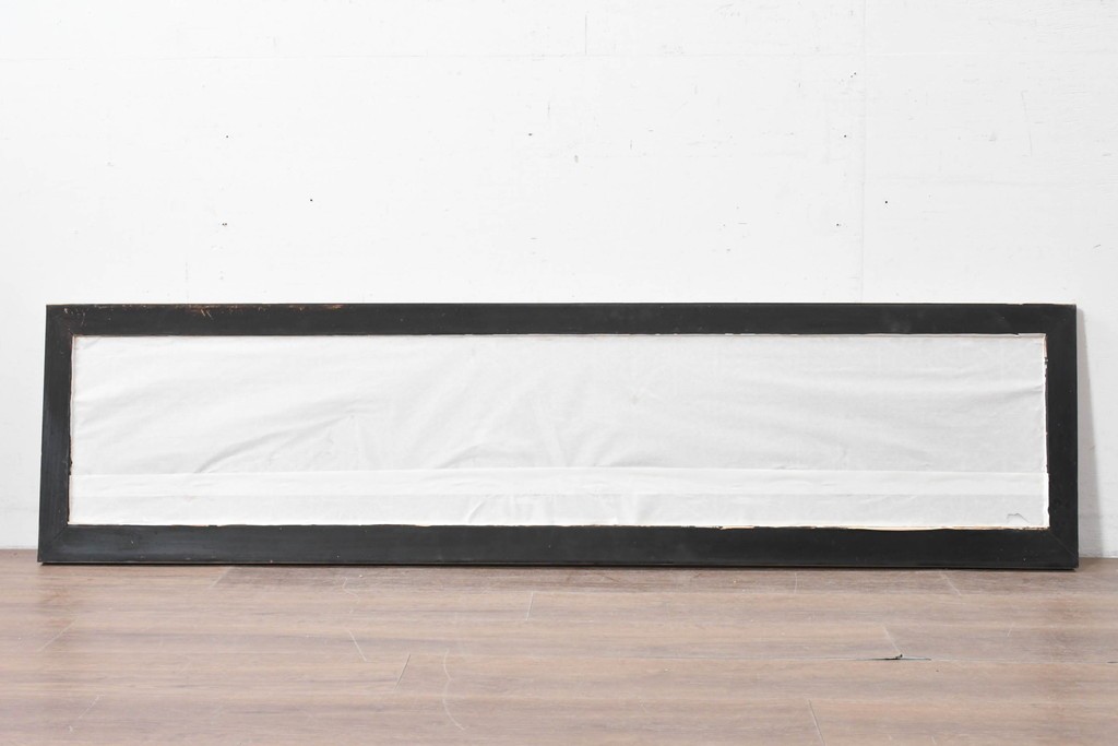 アンティーク建具　昭和初期　大小の組子細工が美しく連なる障子欄間1枚　(R-087555)