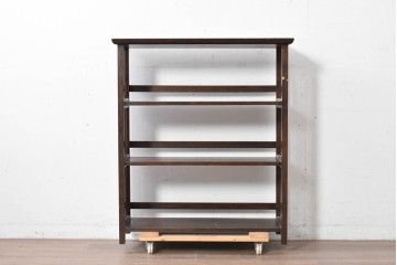 和製ヴィンテージ　松本民芸家具　#117型　開放感のある軽やかな佇まいの書棚　定価約13万7千円　(R-087562)