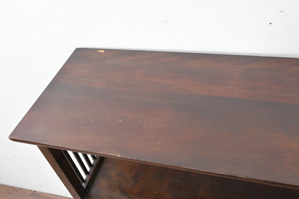 和製ヴィンテージ　松本民芸家具　#117型　開放感のある軽やかな佇まいの書棚　定価約13万7千円　(R-087562)