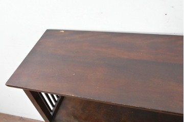 和製ヴィンテージ　松本民芸家具　#117型　開放感のある軽やかな佇まいの書棚　定価約13万7千円　(R-087562)