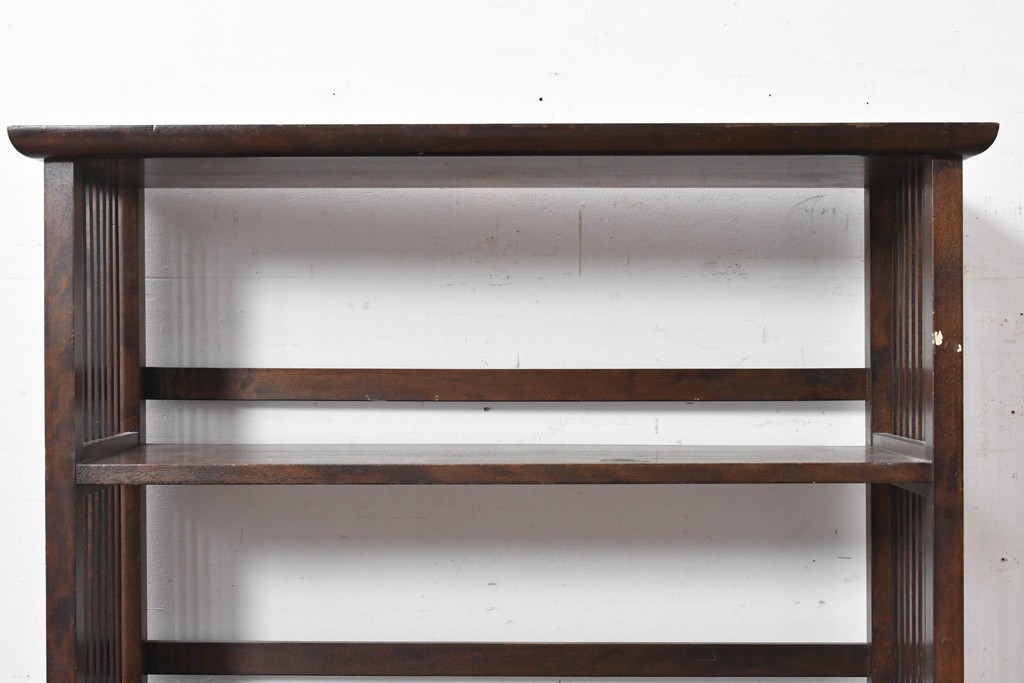 和製ヴィンテージ　松本民芸家具　#117型　開放感のある軽やかな佇まいの書棚　定価約13万7千円　(R-087562)