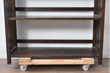 和製ヴィンテージ　松本民芸家具　#117型　開放感のある軽やかな佇まいの書棚　定価約13万7千円　(R-087562)