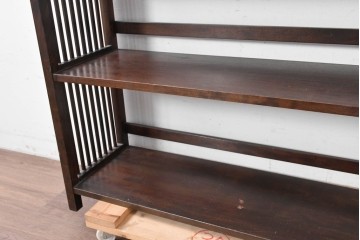 和製ヴィンテージ　松本民芸家具　#117型　開放感のある軽やかな佇まいの書棚　定価約13万7千円　(R-087562)