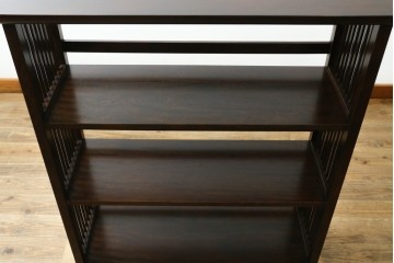 和製ヴィンテージ　松本民芸家具　#117型　開放感のある軽やかな佇まいの書棚　定価約13万7千円　(R-087562)