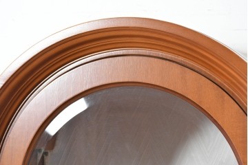 中古　イタリア製　高級家具　FP PASI(フランチェスコ・パージ)　アーチ型のトップが印象的なガラスキャビネット　(R-087564)