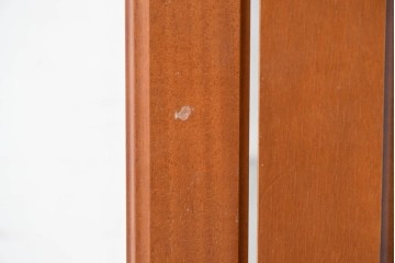 中古　イタリア製　高級家具　FP PASI(フランチェスコ・パージ)　アーチ型のトップが印象的なガラスキャビネット　(R-087564)