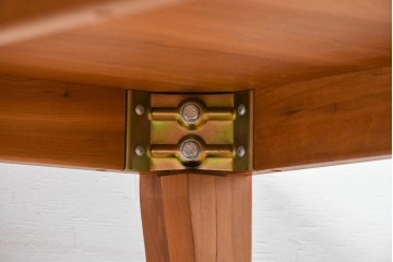 中古　国産職人手作り　チェリー材　やわらかな木肌が魅力の大型ダイニングテーブル　製作費約40万円　(R-087567)