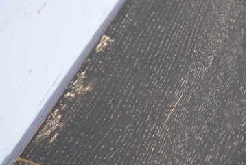 中古　美品　希少な廃番品　関家具取り扱い　楢(ナラ)材　アンティーク調で重厚感ある佇まいのブルデンダイニングテーブル　(R-087568)