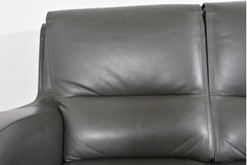 新古　未使用展示品　美品　カリモク家具(karimoku)　domani(ドマーニ)　Excel-Life(エクセルライフ)　本革　三人掛けソファ　定価約100万円　(R-087572)