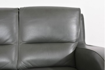 新古　未使用展示品　美品　カリモク家具(karimoku)　domani(ドマーニ)　Excel-Life(エクセルライフ)　本革　三人掛けソファ　定価約100万円　(R-087572)