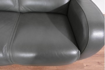 新古　未使用展示品　美品　カリモク家具(karimoku)　domani(ドマーニ)　Excel-Life(エクセルライフ)　本革　三人掛けソファ　定価約100万円　(R-087572)