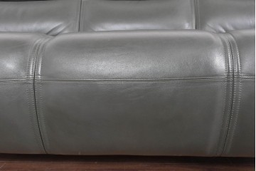 新古　未使用展示品　美品　カリモク家具(karimoku)　domani(ドマーニ)　Excel-Life(エクセルライフ)　本革　三人掛けソファ　定価約100万円　(R-087572)