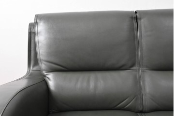 新古　未使用展示品　美品　カリモク家具(karimoku)　domani(ドマーニ)　Excel-Life(エクセルライフ)　本革　三人掛けソファ　定価約100万円　(R-087572)