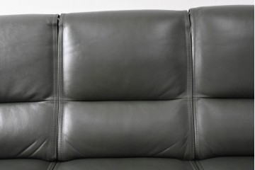 新古　未使用展示品　美品　カリモク家具(karimoku)　domani(ドマーニ)　Excel-Life(エクセルライフ)　本革　三人掛けソファ　定価約100万円　(R-087572)