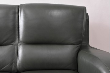 新古　未使用展示品　美品　カリモク家具(karimoku)　domani(ドマーニ)　Excel-Life(エクセルライフ)　本革　三人掛けソファ　定価約100万円　(R-087572)