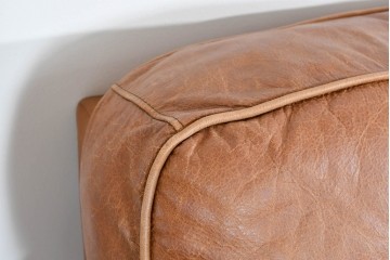 アメリカヴィンテージ　LEXINGTON(レキシントン)　本革　使いこまれた革ならではの表情が味わい深い3人掛けソファ　(R-087573)