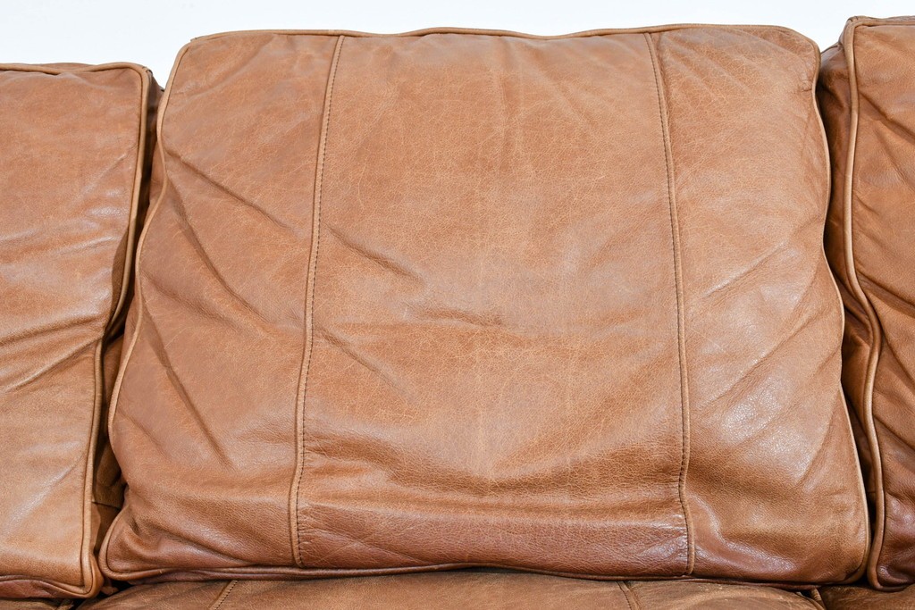 アメリカヴィンテージ　LEXINGTON(レキシントン)　本革　使いこまれた革ならではの表情が味わい深い3人掛けソファ　(R-087573)