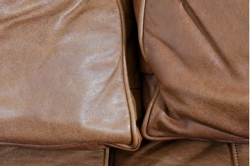 アメリカヴィンテージ　LEXINGTON(レキシントン)　本革　使いこまれた革ならではの表情が味わい深い3人掛けソファ　(R-087573)