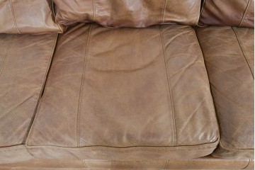 アメリカヴィンテージ　LEXINGTON(レキシントン)　本革　使いこまれた革ならではの表情が味わい深い3人掛けソファ　(R-087573)