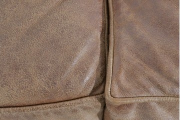 アメリカヴィンテージ　LEXINGTON(レキシントン)　本革　使いこまれた革ならではの表情が味わい深い3人掛けソファ　(R-087573)