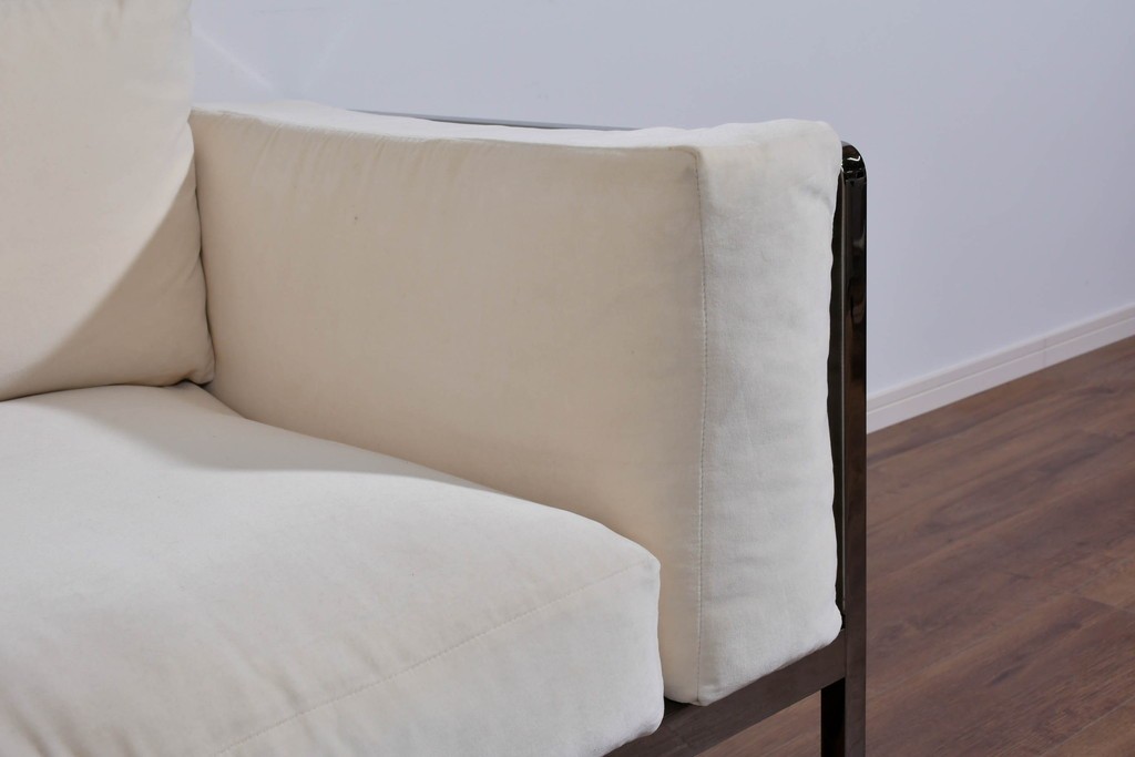 中古　イタリア　erba(エルバ)社　SOGNO(ソーニョ)　スタイリッシュな二人掛けソファ　定価約88万円　(R-087576)