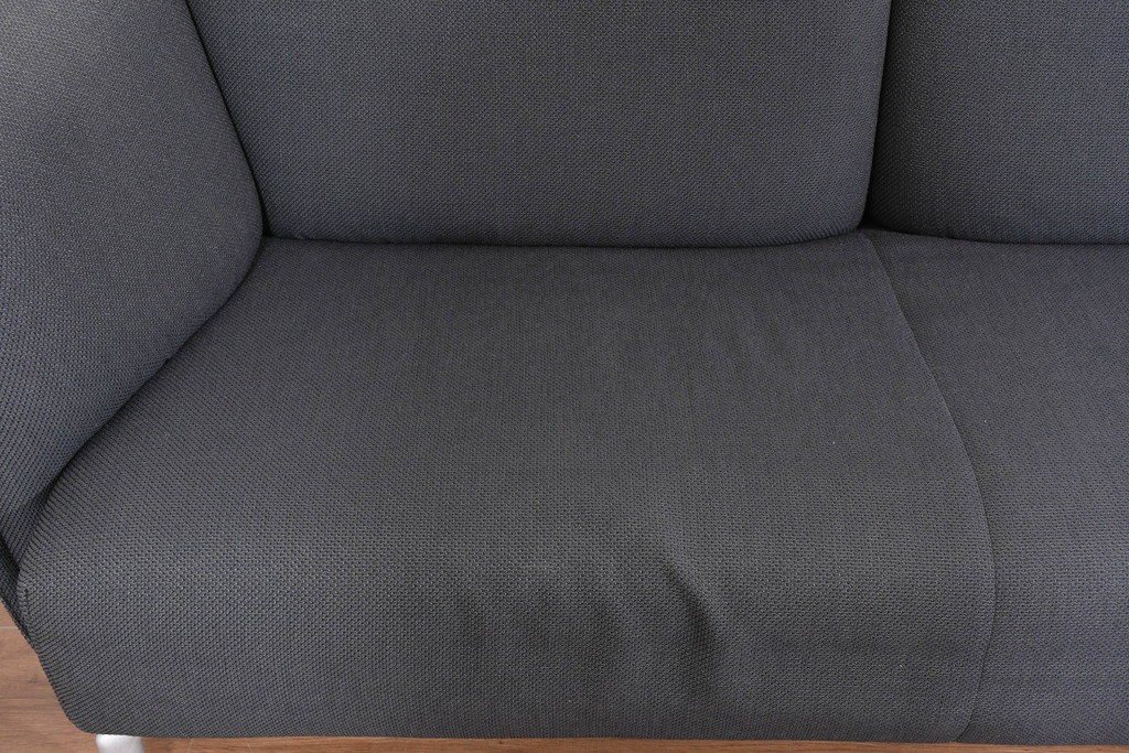 中古　希少モデル　ROLF BENZ(ロルフベンツ)　包み込まれるようなフォルムの2人掛けソファ　定価約70万円　(R-087577)