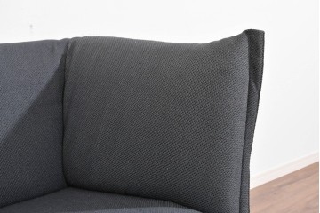 中古　希少モデル　ROLF BENZ(ロルフベンツ)　包み込まれるようなフォルムの2人掛けソファ　定価約64万円　(R-087578)