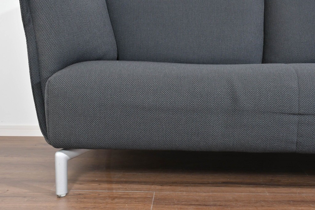 中古　希少モデル　ROLF BENZ(ロルフベンツ)　包み込まれるようなフォルムの2人掛けソファ　定価約64万円　(R-087578)