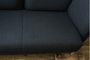 中古　希少モデル　ROLF BENZ(ロルフベンツ)　包み込まれるようなフォルムの2人掛けソファ　定価約64万円　(R-087578)