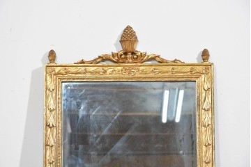 アメリカヴィンテージ　高級品!!　Syroco(シロコ)　装飾が美しいウォールミラー　(R-087579)