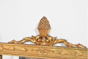 アメリカヴィンテージ　高級品!!　Syroco(シロコ)　装飾が美しいウォールミラー　(R-087579)