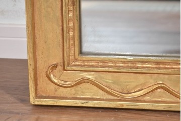 アメリカヴィンテージ　高級品!!　Syroco(シロコ)　装飾が美しいウォールミラー　(R-087579)