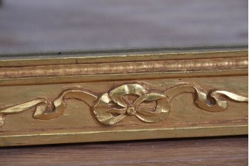 アメリカヴィンテージ　高級品!!　Syroco(シロコ)　装飾が美しいウォールミラー　(R-087579)