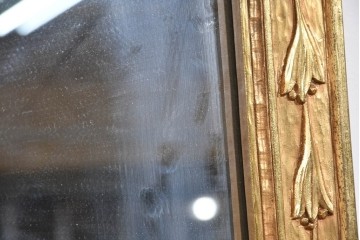 アメリカヴィンテージ　高級品!!　Syroco(シロコ)　装飾が美しいウォールミラー　(R-087579)