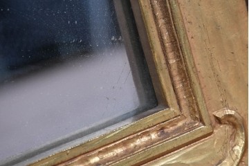 アメリカヴィンテージ　高級品!!　Syroco(シロコ)　装飾が美しいウォールミラー　(R-087579)