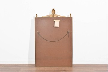 アメリカヴィンテージ　高級品!!　Syroco(シロコ)　装飾が美しいウォールミラー　(R-087579)