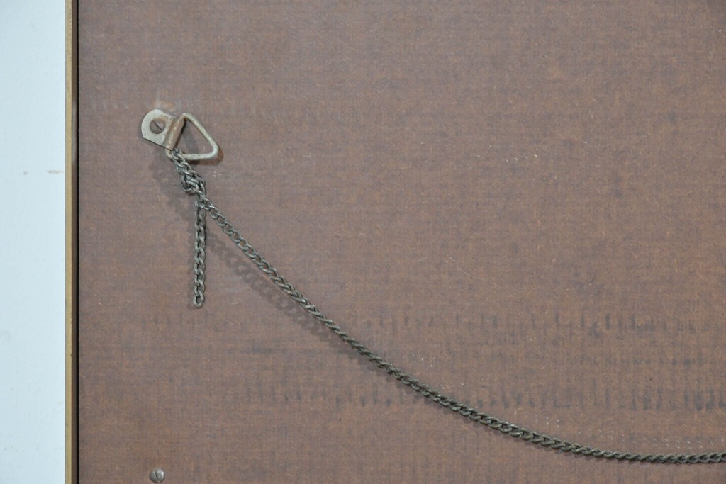 アメリカヴィンテージ　高級品!!　Syroco(シロコ)　装飾が美しいウォールミラー　(R-087579)