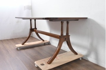 新古　未使用展示品　モリシゲ(MORISHIGE/森繁)　フローラ　優美な曲線が際立つダイニングテーブル　(R-087580)