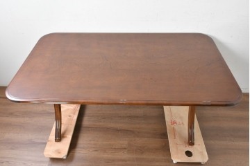 新古　未使用展示品　モリシゲ(MORISHIGE/森繁)　フローラ　優美な曲線が際立つダイニングテーブル　(R-087580)
