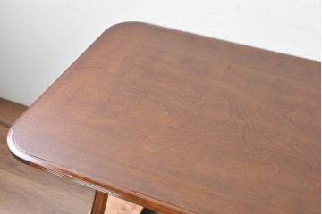 新古　未使用展示品　モリシゲ(MORISHIGE/森繁)　フローラ　優美な曲線が際立つダイニングテーブル　(R-087580)