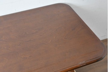 新古　未使用展示品　モリシゲ(MORISHIGE/森繁)　フローラ　優美な曲線が際立つダイニングテーブル　(R-087580)