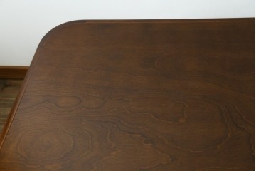 新古　未使用展示品　モリシゲ(MORISHIGE/森繁)　フローラ　優美な曲線が際立つダイニングテーブル　(R-087580)