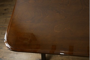 新古　未使用展示品　モリシゲ(MORISHIGE/森繁)　フローラ　優美な曲線が際立つダイニングテーブル　(R-087580)