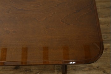 新古　未使用展示品　モリシゲ(MORISHIGE/森繁)　フローラ　優美な曲線が際立つダイニングテーブル　(R-087580)