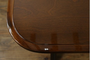 新古　未使用展示品　モリシゲ(MORISHIGE/森繁)　フローラ　優美な曲線が際立つダイニングテーブル　(R-087580)