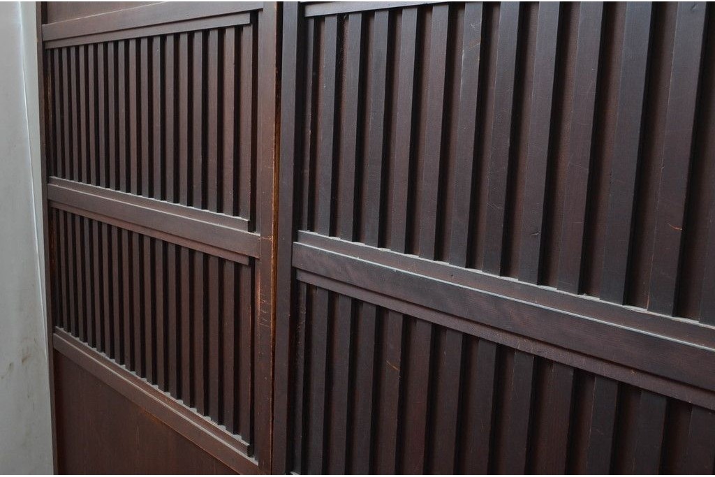 アンティーク建具　明治〜大正　上質な和の空間を演出する無双戸1枚　(R-087584)