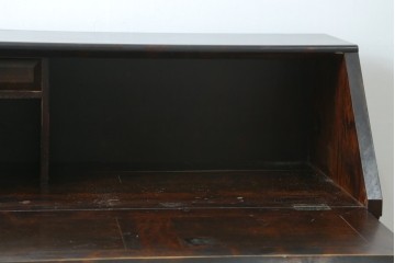 和製ヴィンテージ　松本民芸家具　木目の表情が豊かなライティングビューロー　現行定価約46万円　(R-087592)